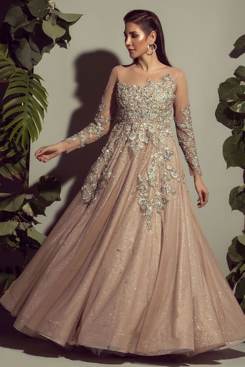 Picture of Long net gown