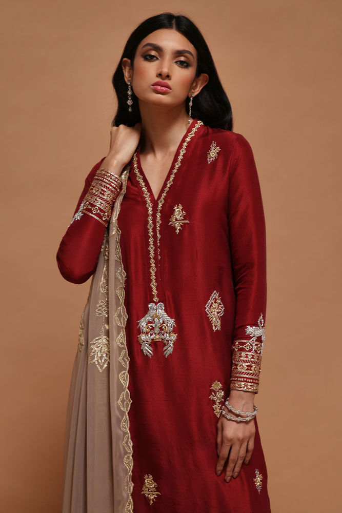 Picture of L4-10 -Lame Chiffon Dupatta