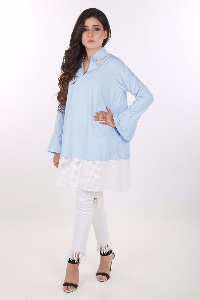 Picture of Blue cotton shirt