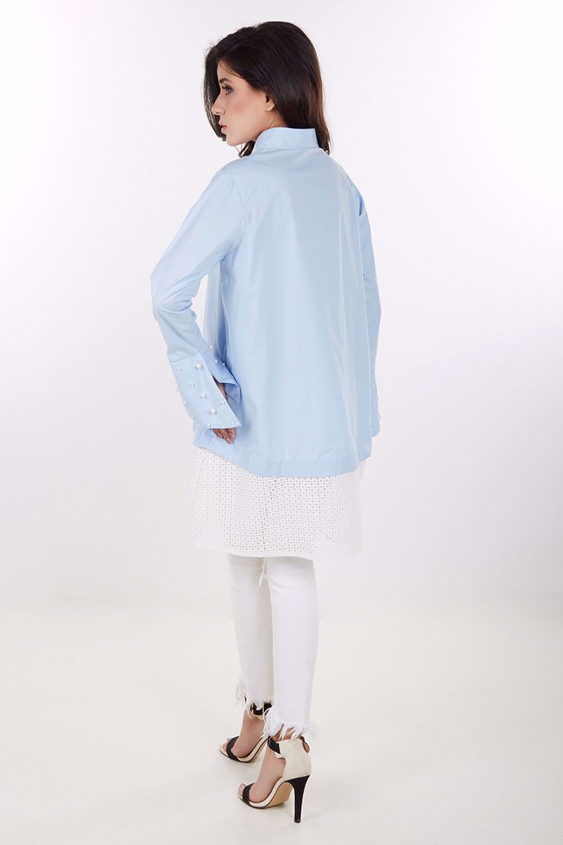 Picture of Blue cotton shirt