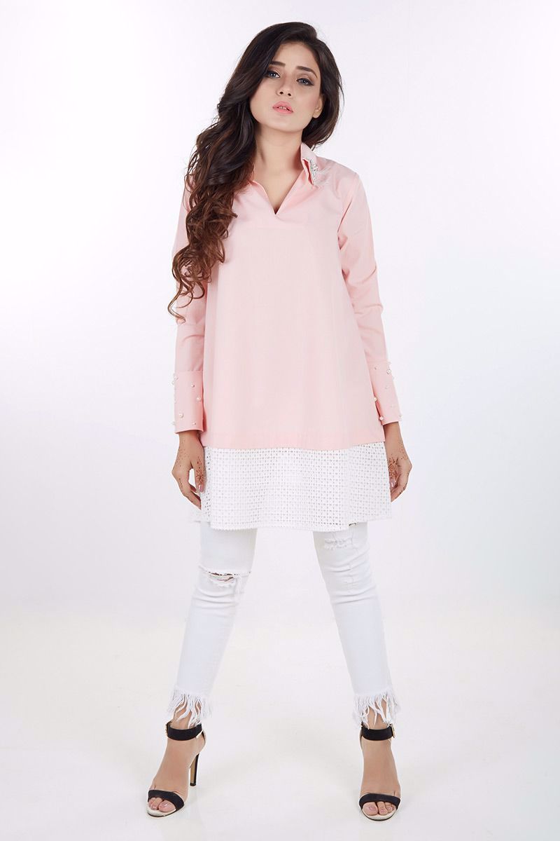 Picture of Peach cotton shirt