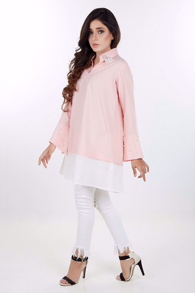 Picture of Peach cotton shirt