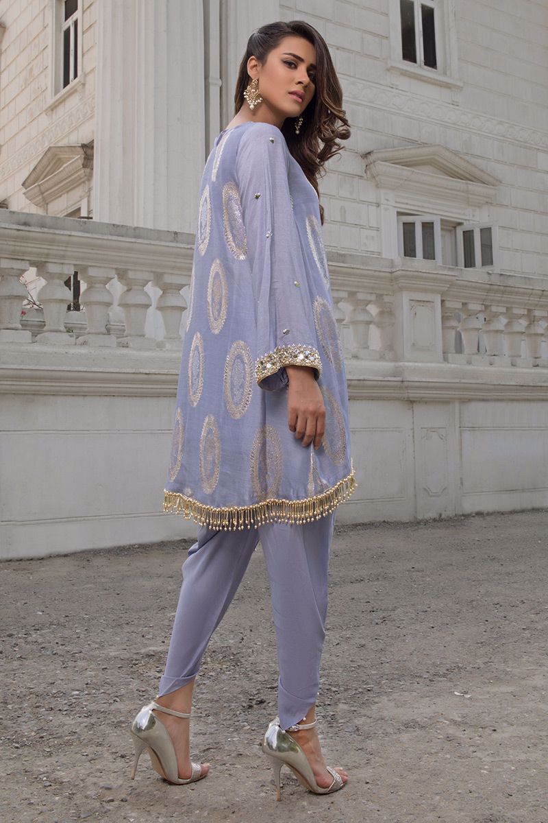 Picture of Lavender banarsi top