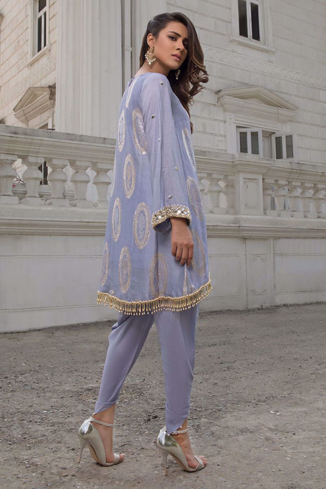 Picture of Lavender banarsi top