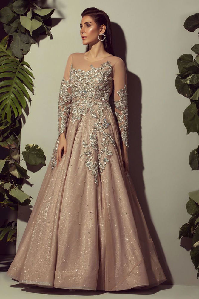 Picture of Long net gown