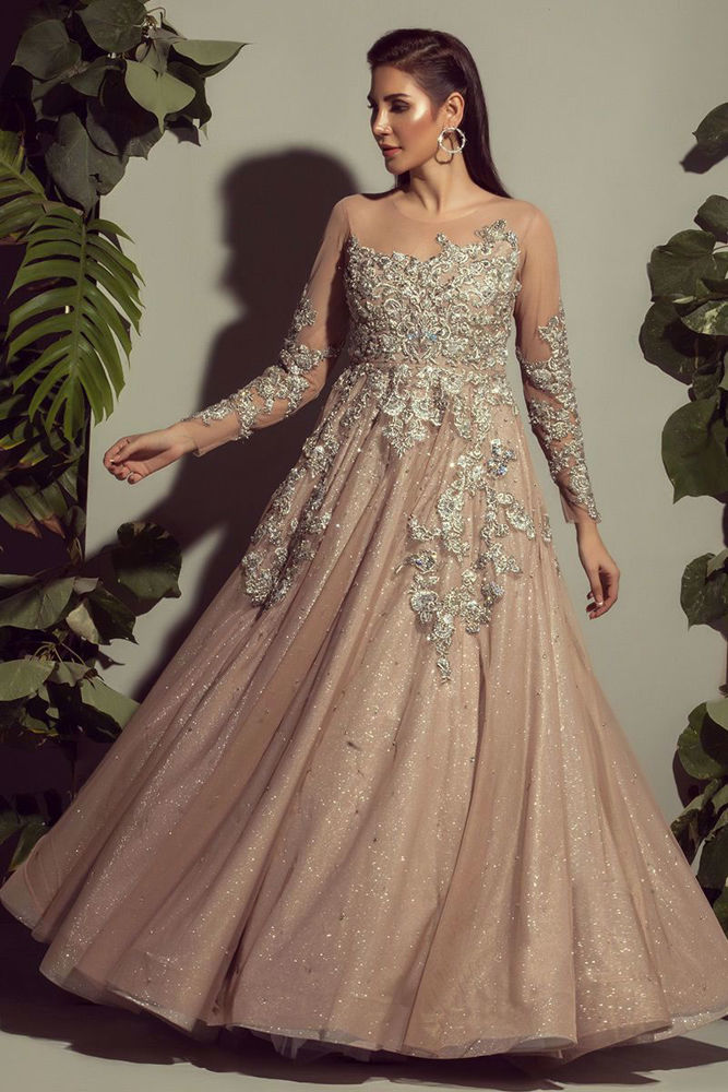 Picture of Long net gown