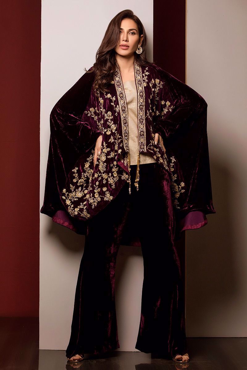 Picture of Plum formal cape