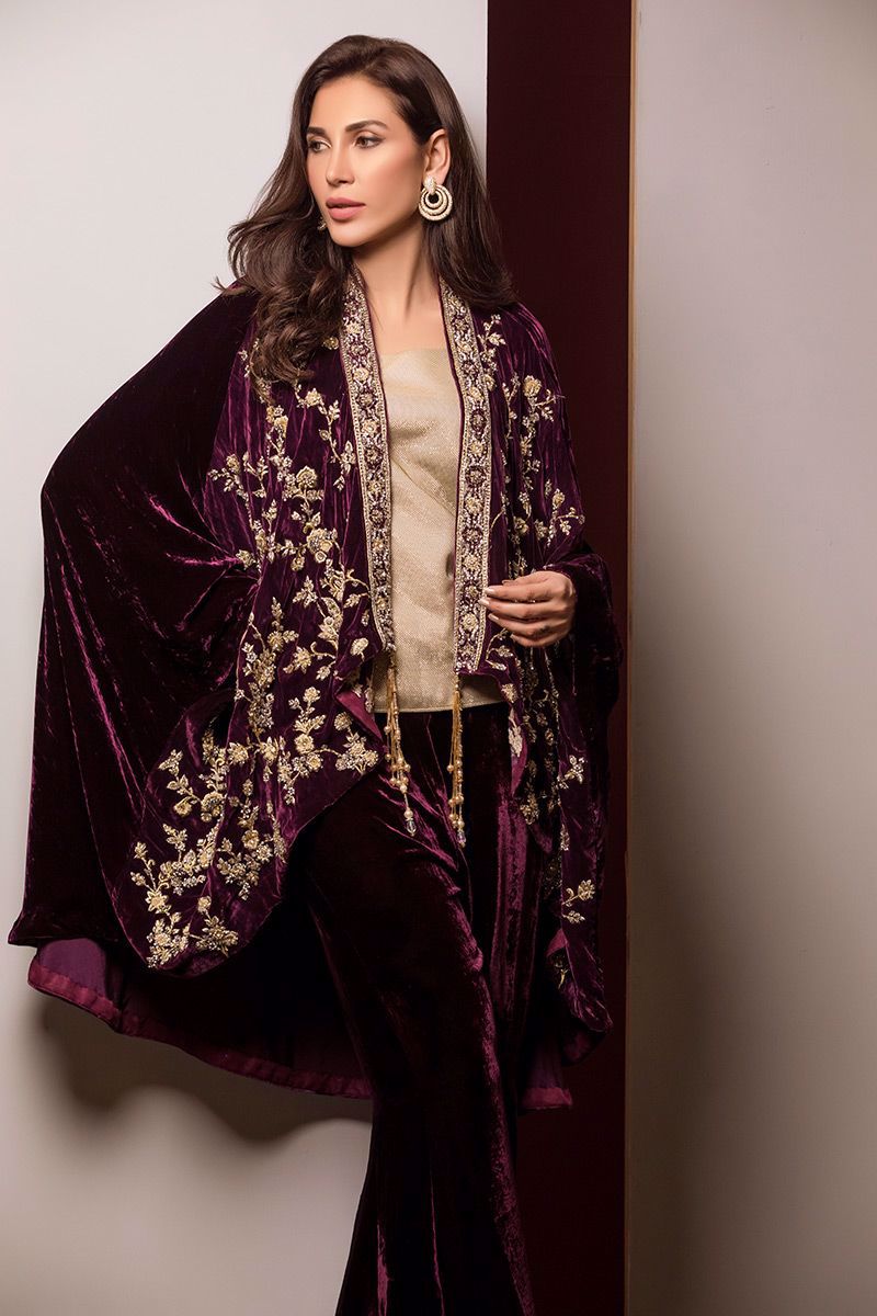 Picture of Plum formal cape