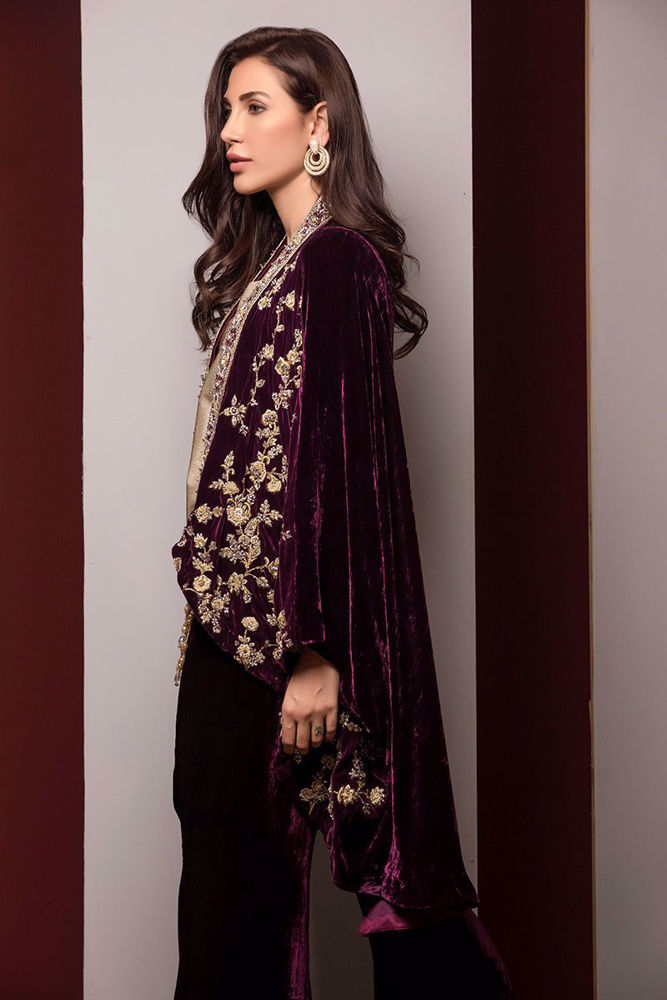 Picture of Plum formal cape