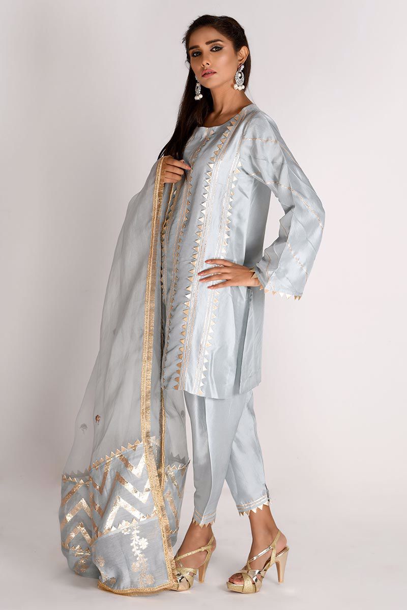 Picture of Aqua Grey Kurta