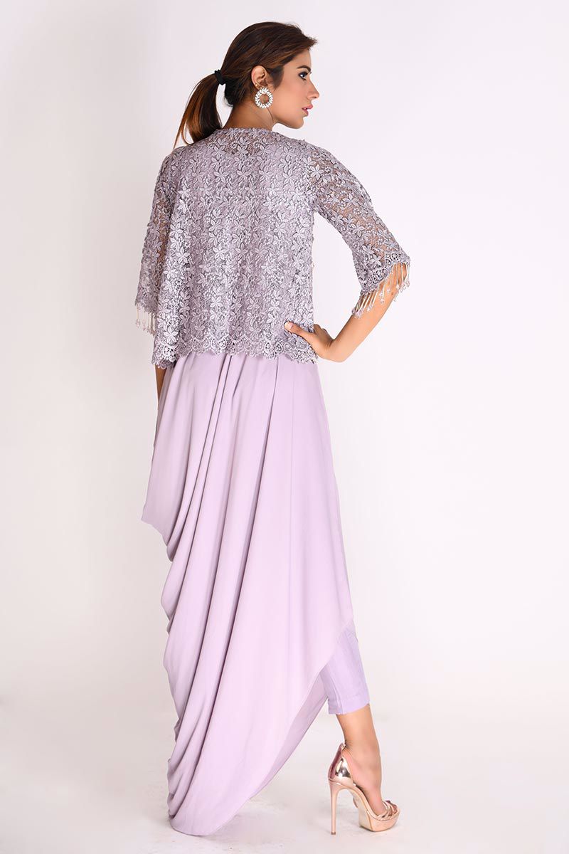 Picture of Lavender Net Short Jacket