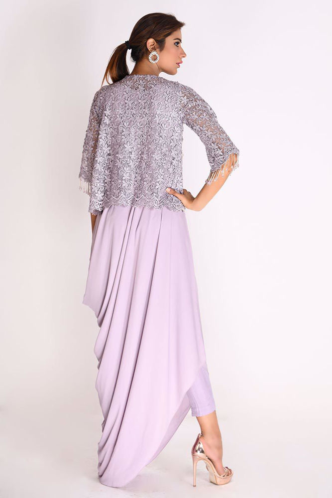 Picture of Lavender Net Short Jacket