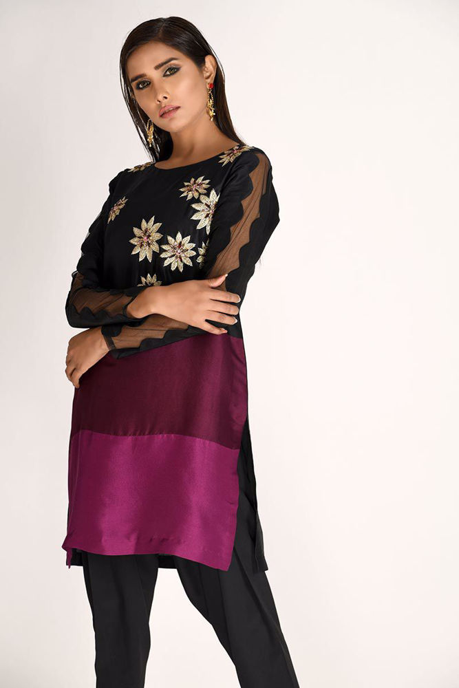 Picture of Pure Raw Silk Top