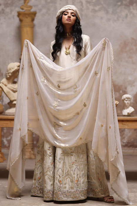 Picture of L4-06  Lame Chiffon Dupatta [+$70.00]